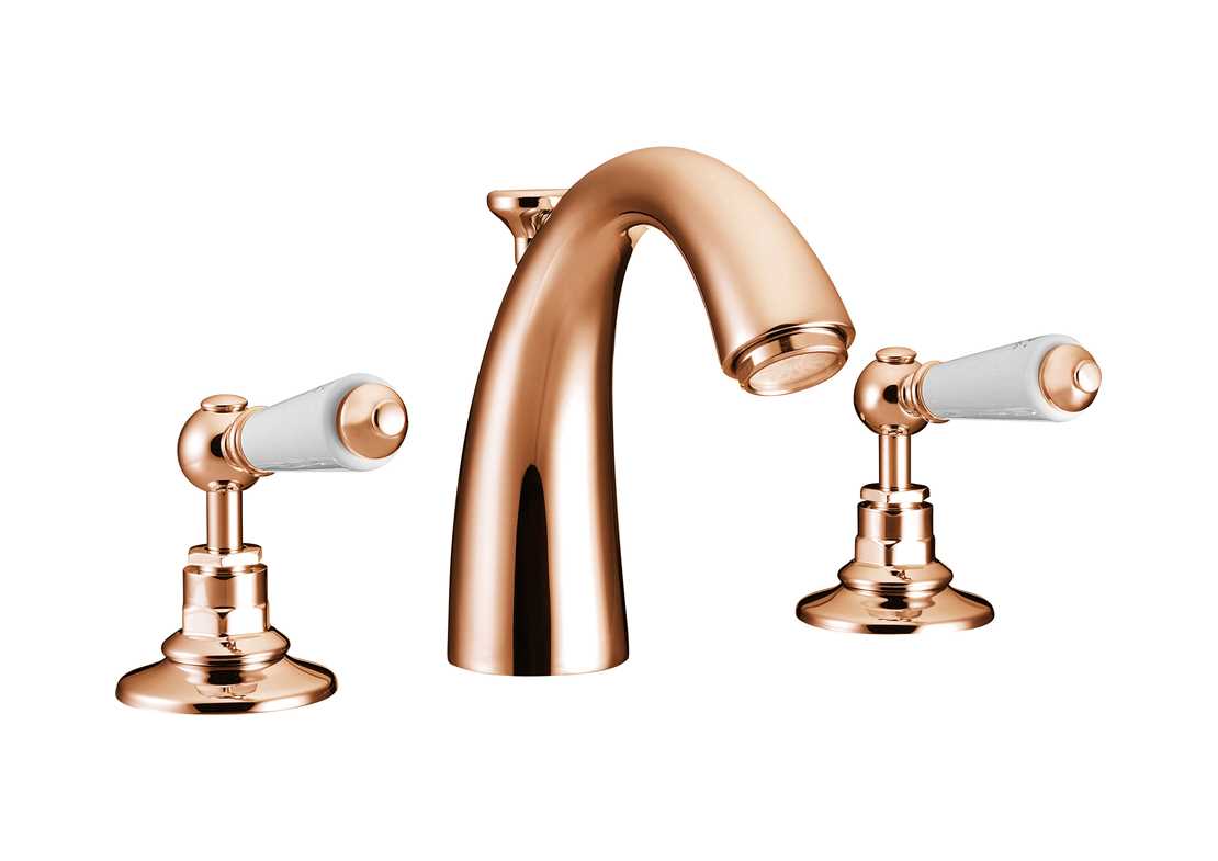 classical spout basin mixer taps copper