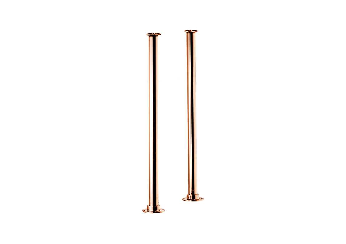 stand pipes copper finish