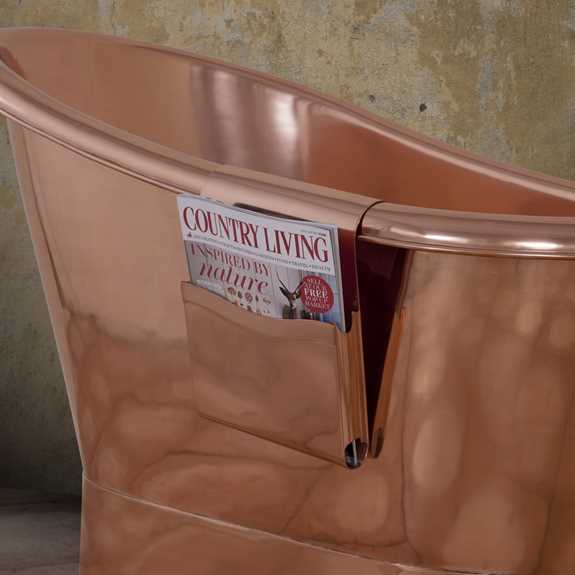 bath pannier copper