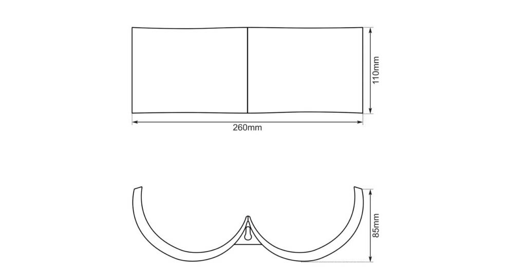 toilet roll holder dimensions