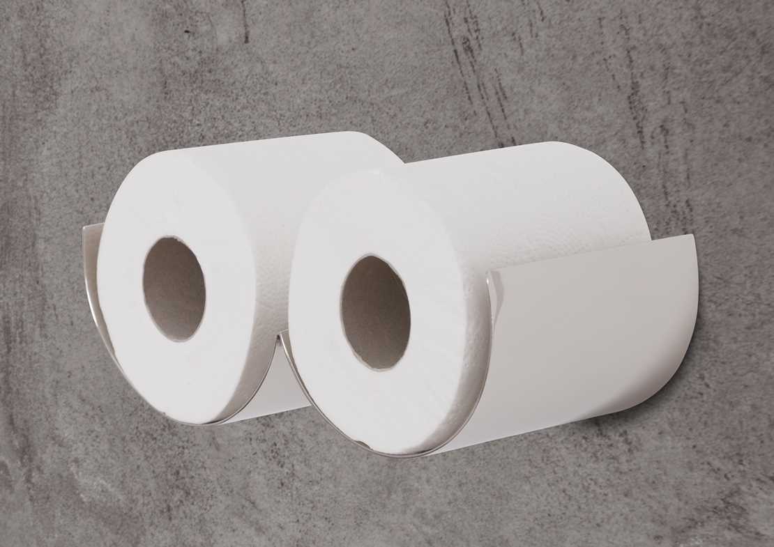 toilet roll holder nickel