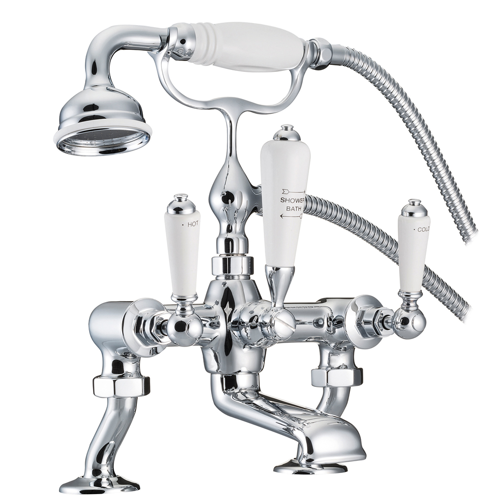 bath mixer taps cranked legs