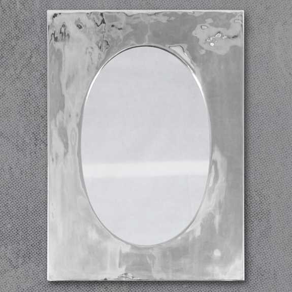 oval mirror oblong frame