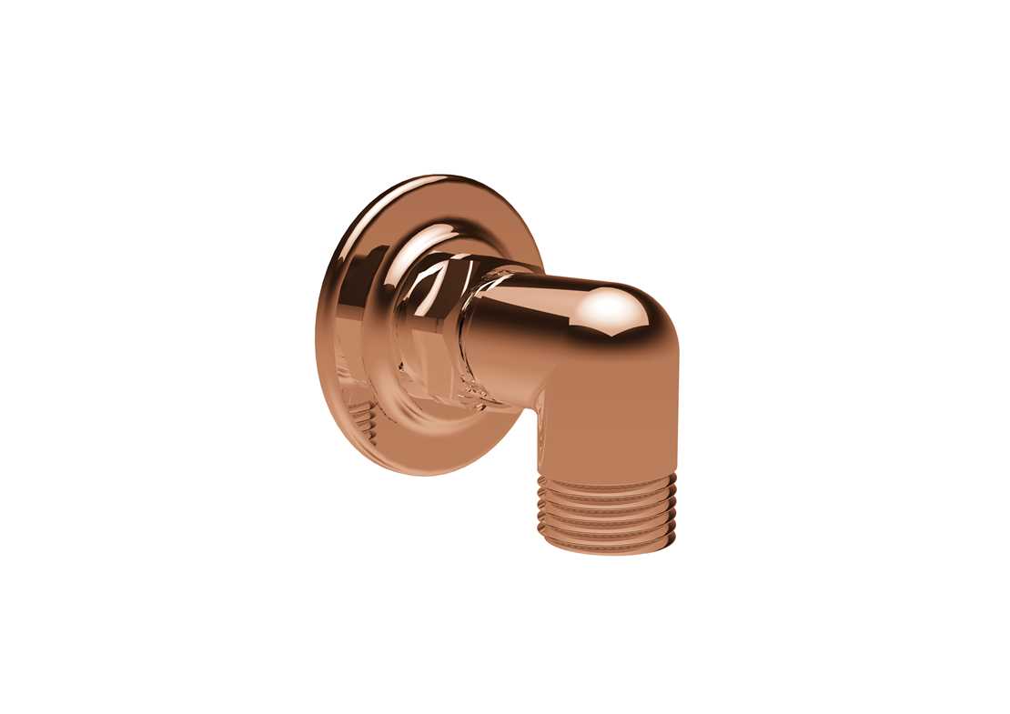shower wall elbow copper