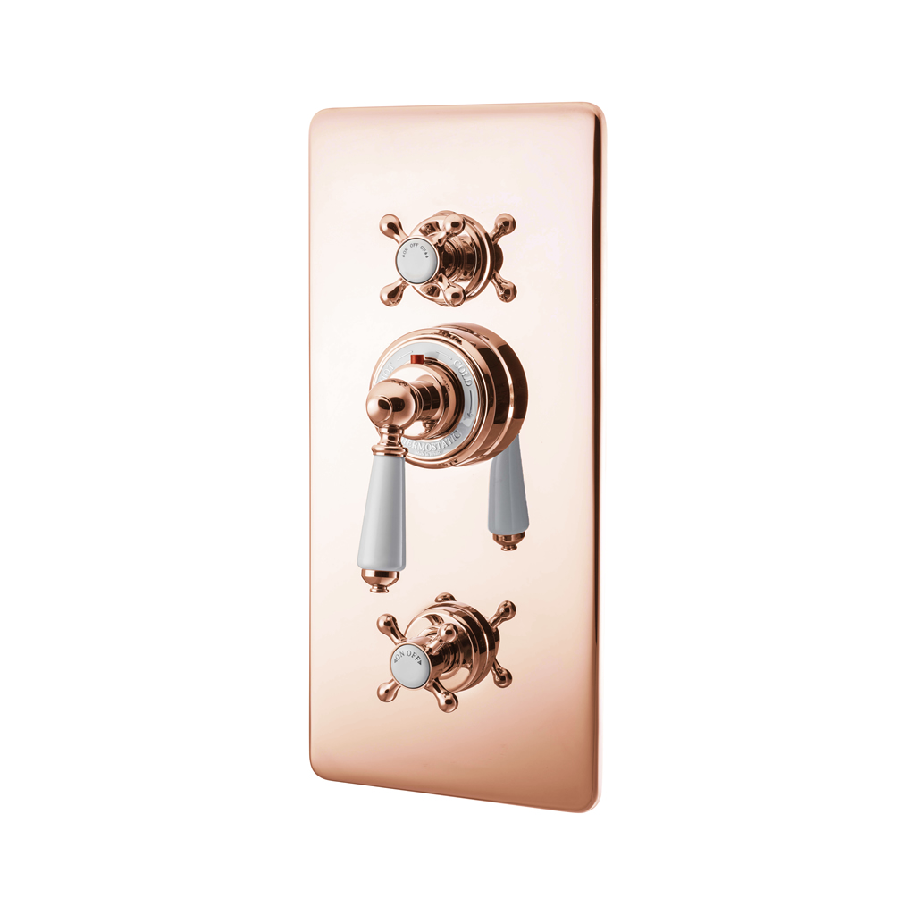 concealed thermostatic shower valve lever