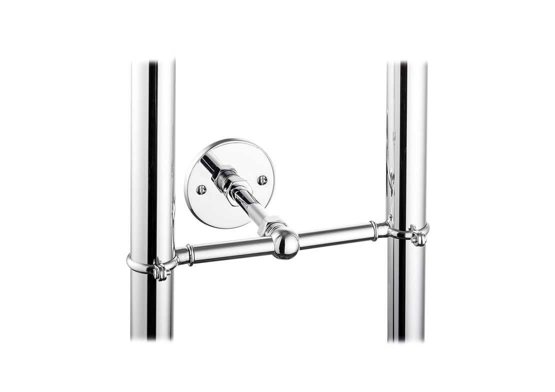 stand pipe support bracket chrome finish