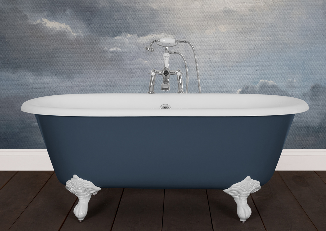 small cast iron bath