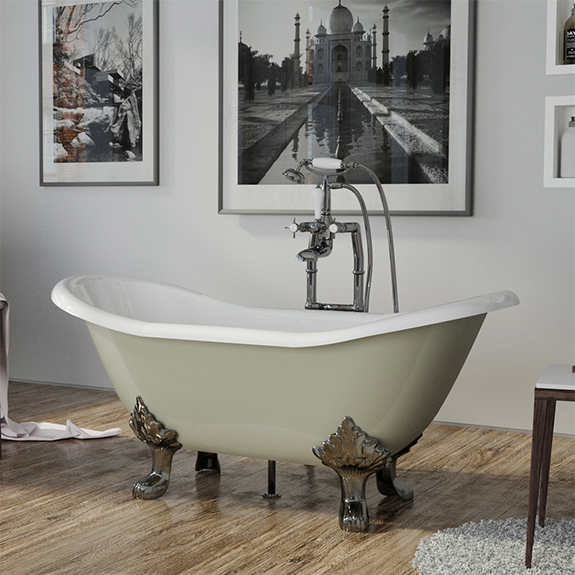 byron cast iron bath