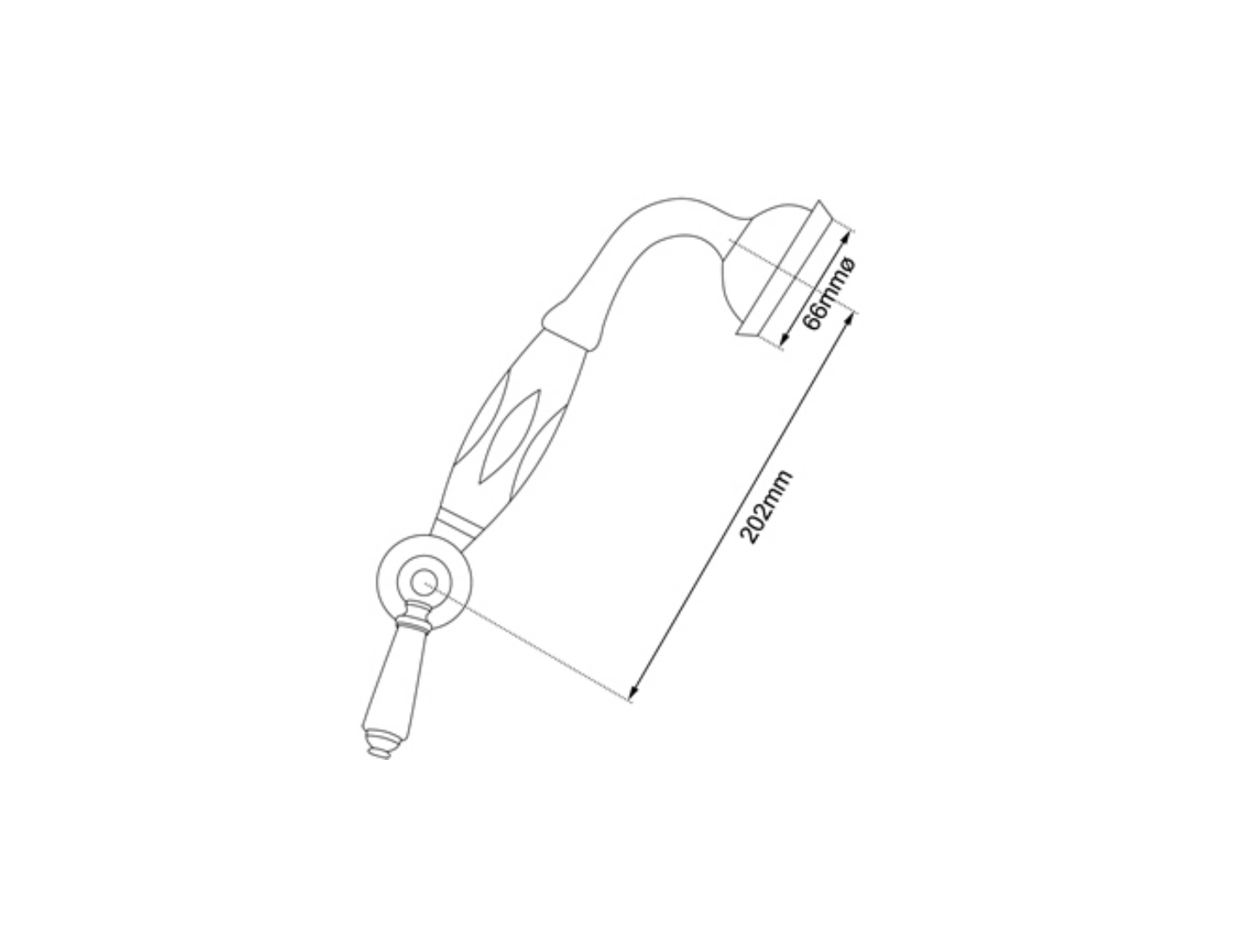 Diverter Handset For Slider Measurements