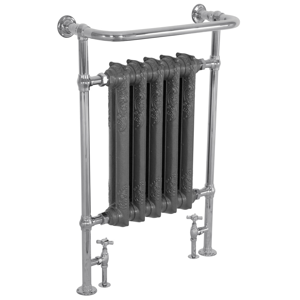 wilsford towel rail chrome foundry grey sections range