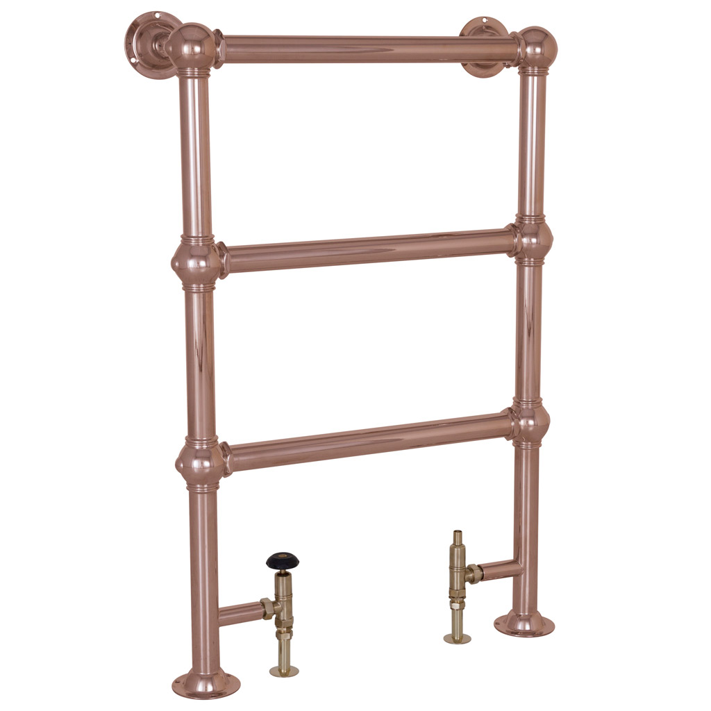 colossus floor mounted towel rail copper 1000x650