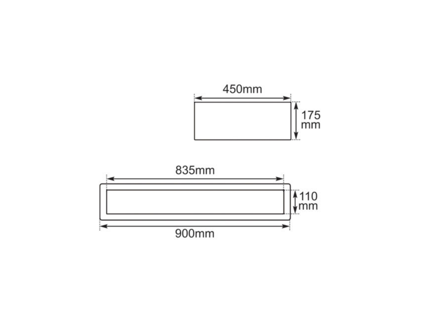 Basin Cube Large Dimensions