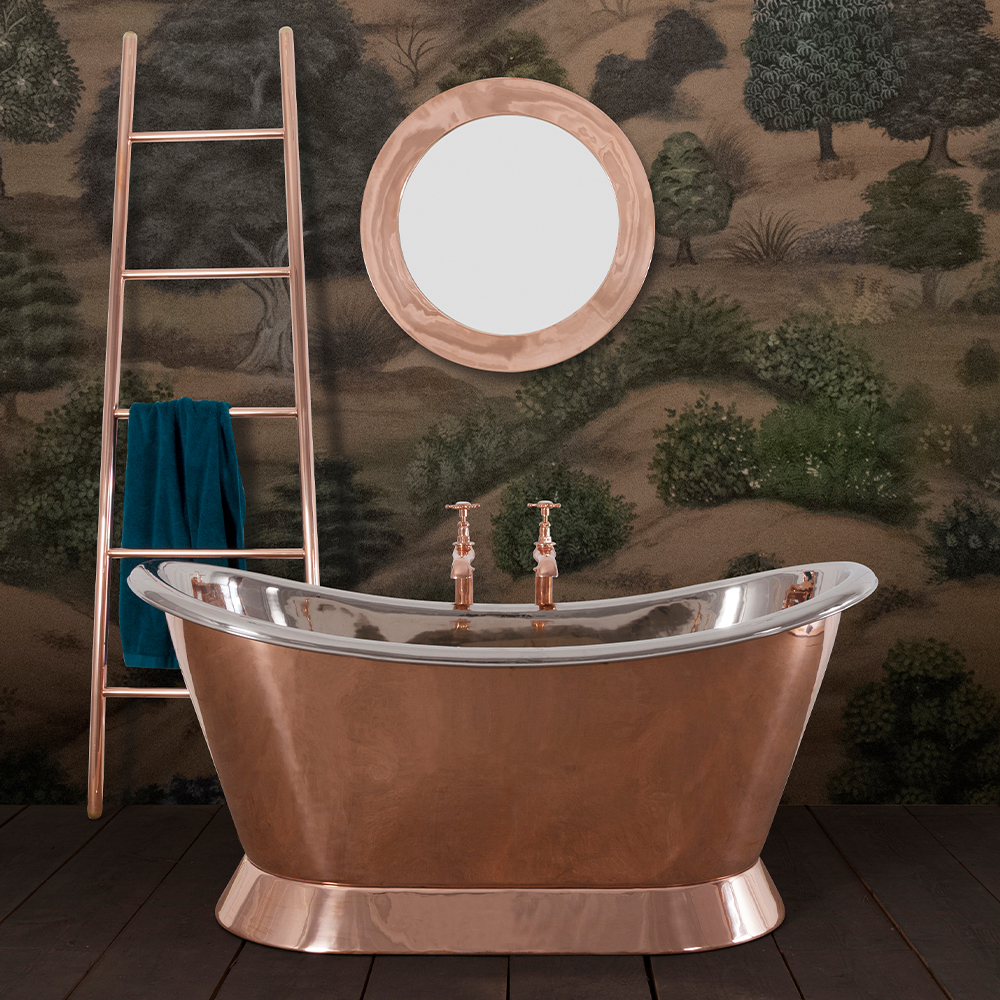 Copper Small Bateau Nickel Interior Range
