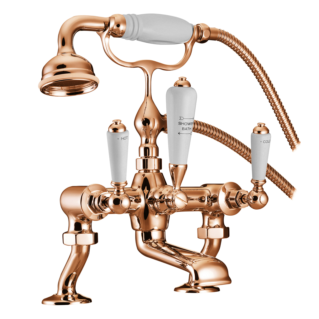 Bath Mixer Taps Cranked Legs Range