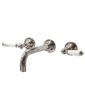 wall mounted basin mixer taps nickel range
