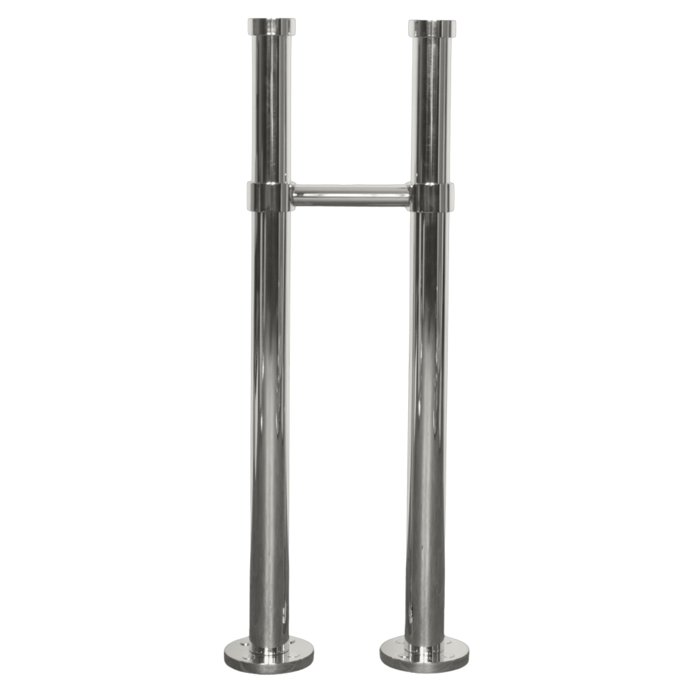 Floor Standing Adjustable Pipes Nickel Range