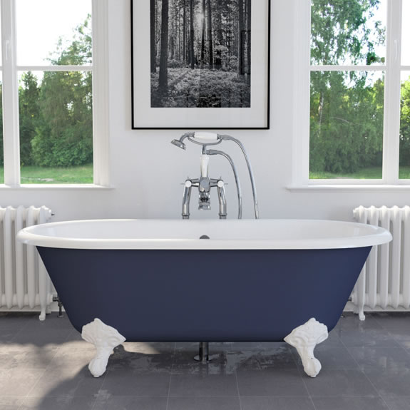 dryden small cast iron bath