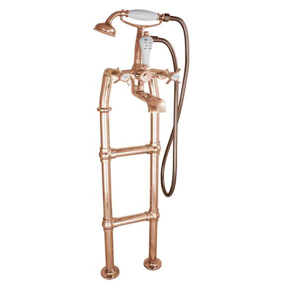 freestanding bath mixer taps copper large