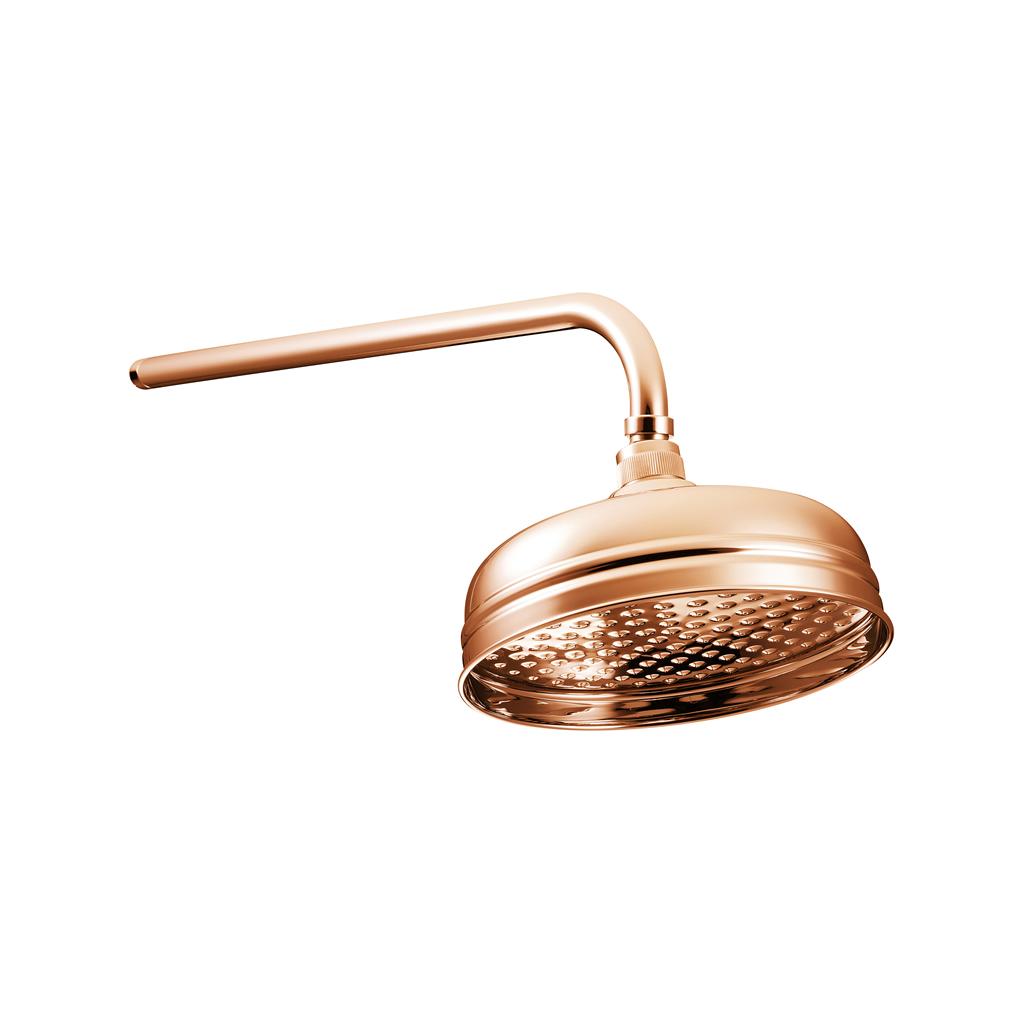 Shower Rose 8 Inch Copper Range