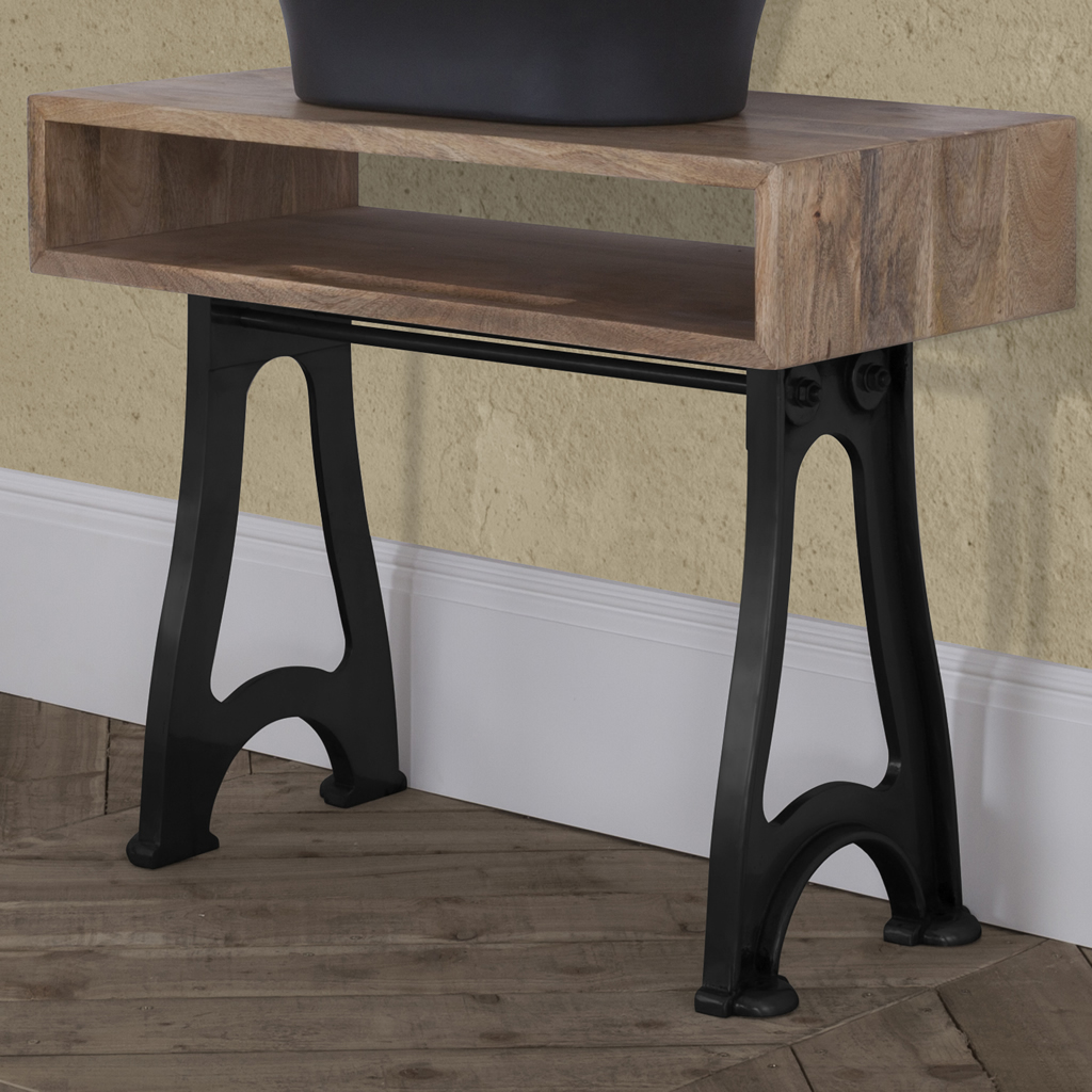 Cast Iron Legs Painted Pair