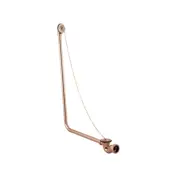 exposed copper bath waste range