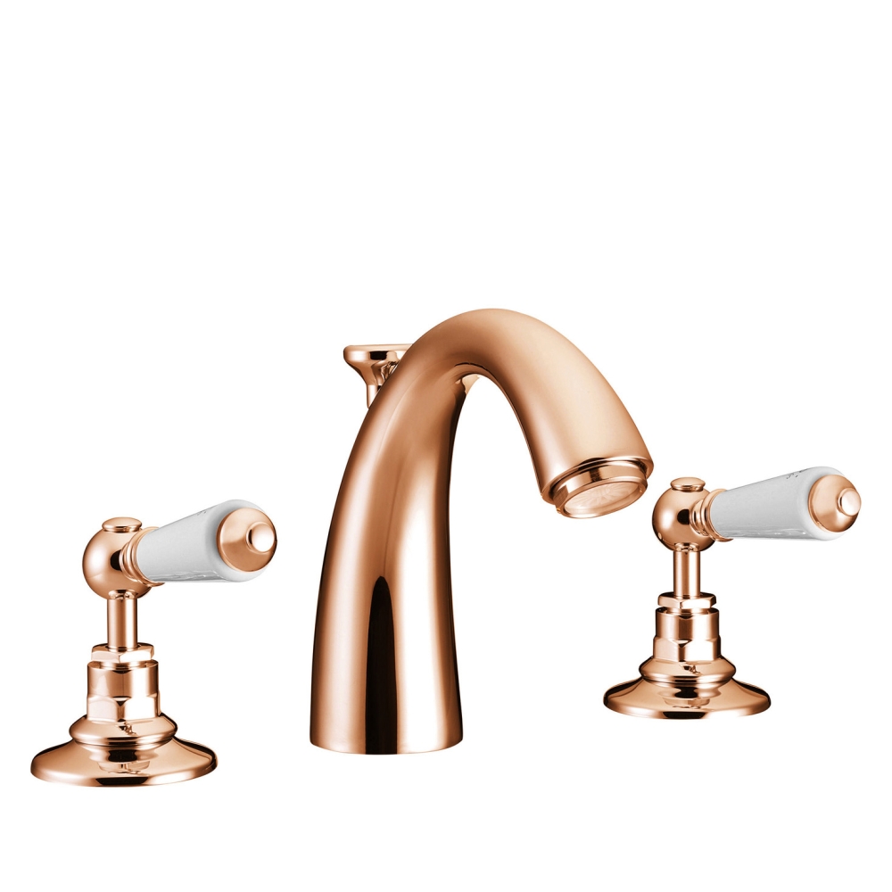Classical Spout Basin Mixer Taps Copper Range