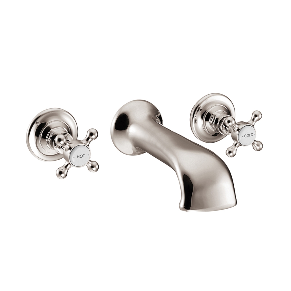 3 Hole Wall Mounted Bath Filler Nickel Range