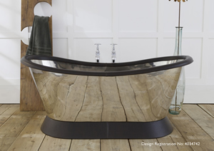 Copper Bateau Nickel Conway Leather Plinth Roll