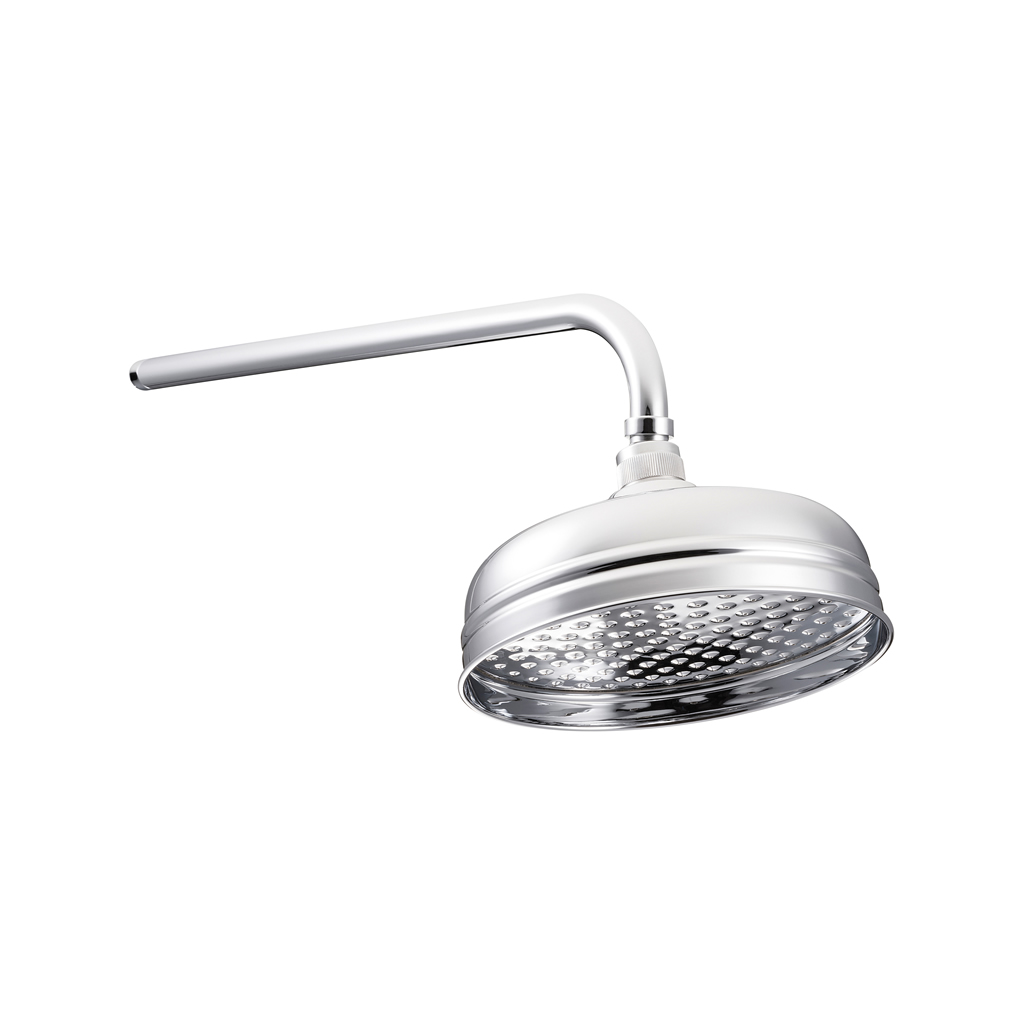 Shower Rose Chrome 8 Inch Range