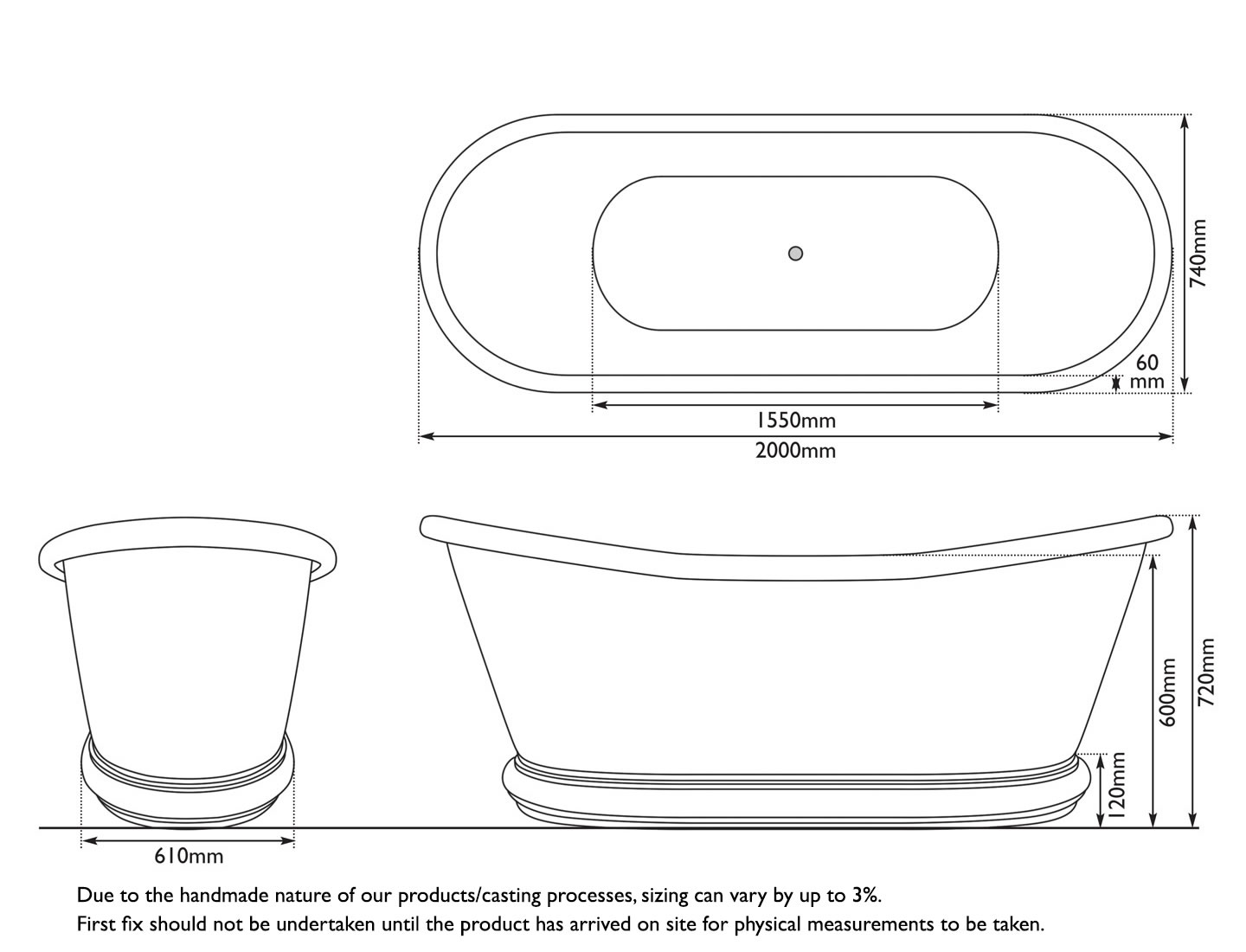 Copper Bulle Reserve Nickel Interior Measurements