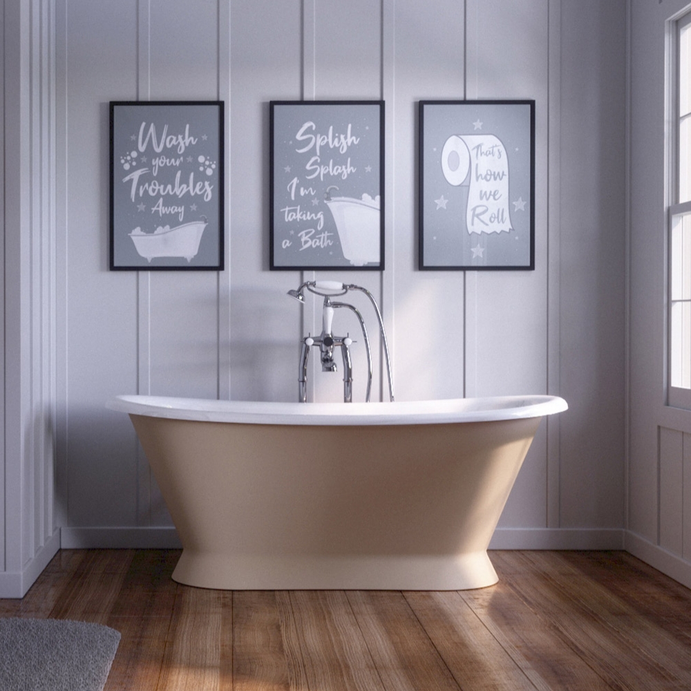 Chaucer Cast Iron Bath Farrow Ball London Stonee Range