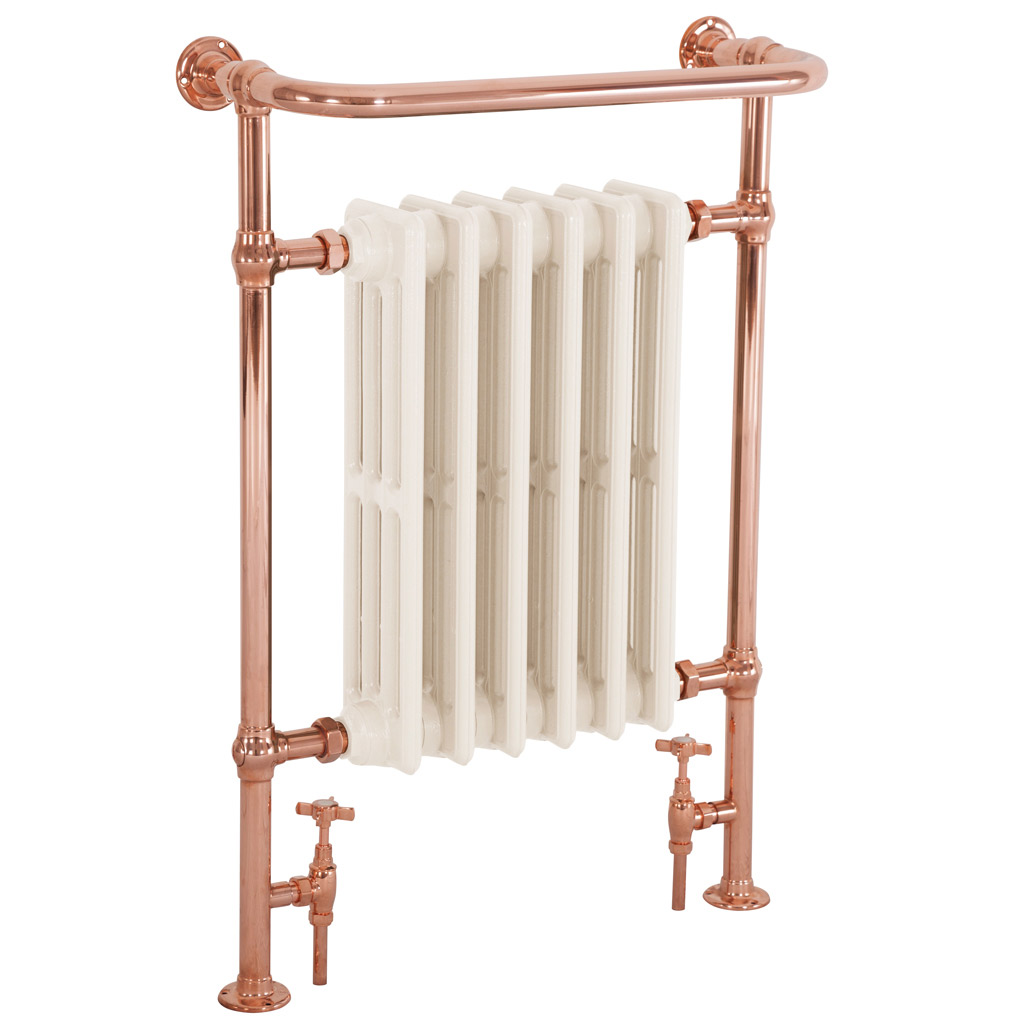 broughton towel rail copper range buttercream sections